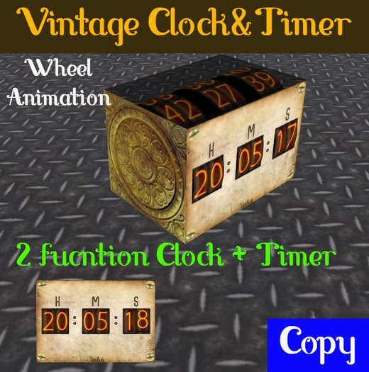 Vintage Clock&Timer