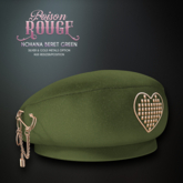 POISON ROUGE Nohana Beret - Green
