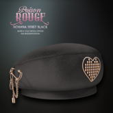 POISON ROUGE Nohana Beret - Black
