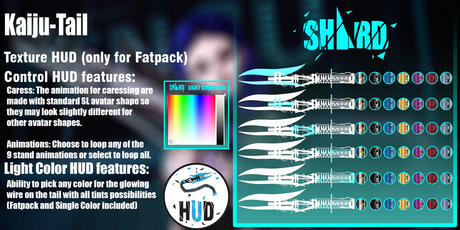 Second Life Marketplace - Kaiju blade tail - bento & animesh - Fatpack ...