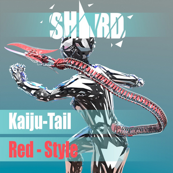 Second Life Marketplace - Kaiju blade tail - bento & animesh - Red
