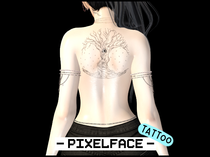 {Pixelface} Moontree Tattoo (Back)
