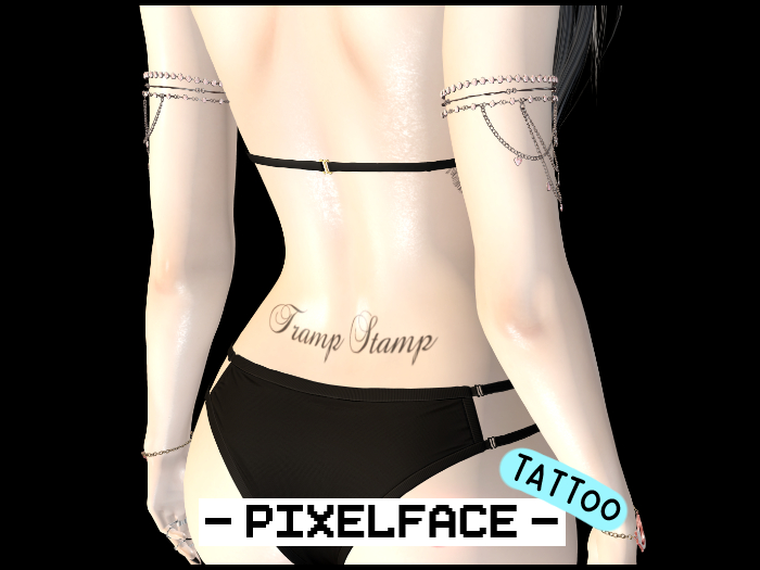 {Pixelface} Tramp Stamp Tattoo