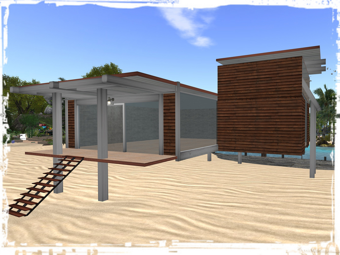 Modern stilted bungalow