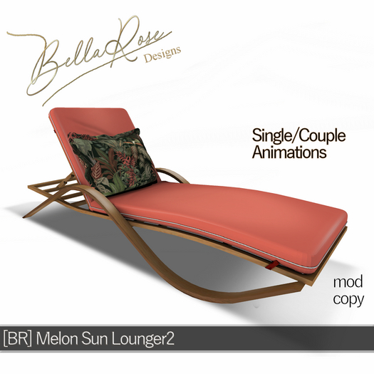 [BR] Melon Sun Lounger2 Single/Couple