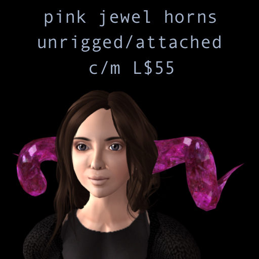 Pink Jewel Horns