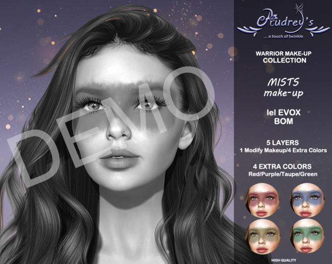 #AUDREY# MISTS Makeup BOM/EVOX DEMO