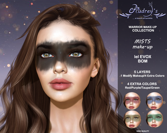#AUDREY# MISTS Makeup BOM/EVOX
