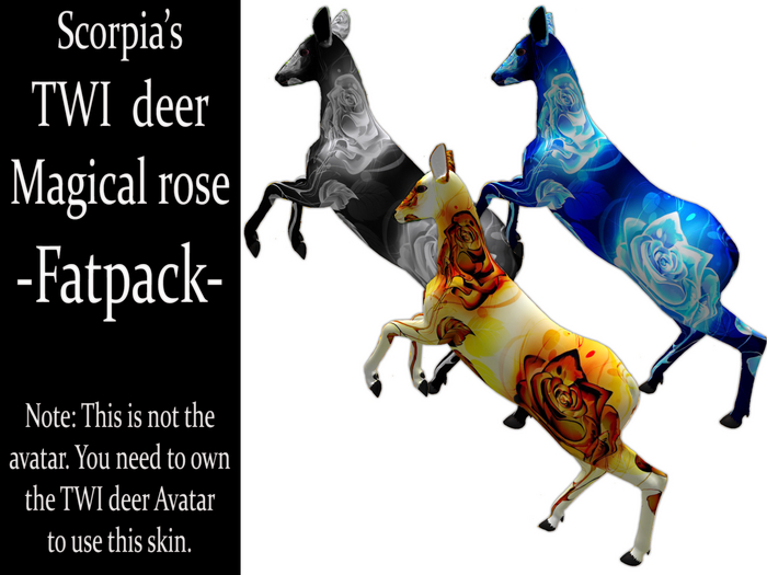 TWI Deer Magical Roses Fatpack