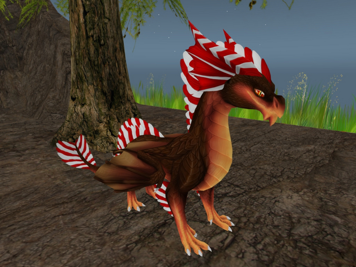 Mystical Creatures Dragons : Fire Zuldrud Dbl Pepper Dragoness