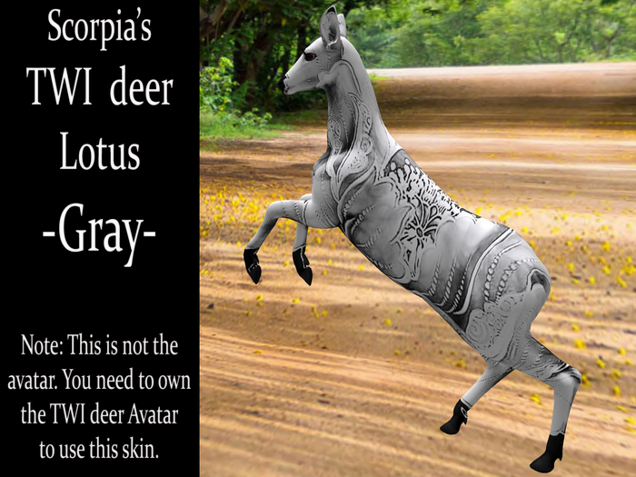 TWI Deer Lotus Gray
