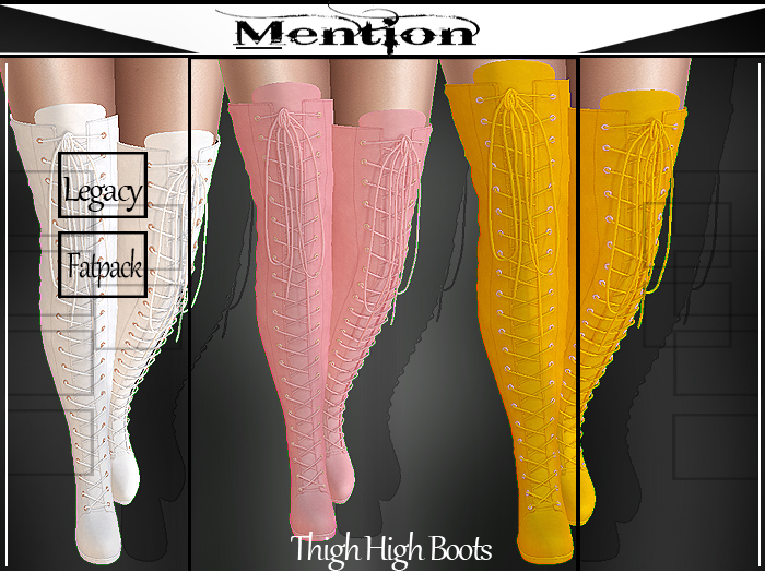{M}Knee High Boot Maitreya`Fatpack`