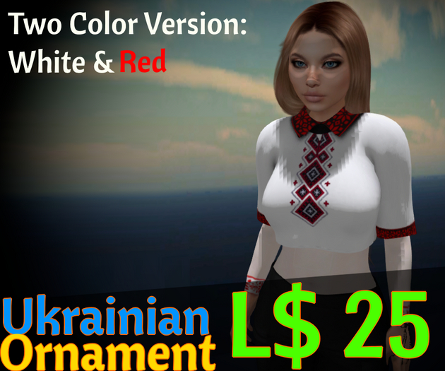 Ukrainian National,Traditional Shirt Two Colors [FREE]