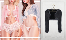 [Aleutia] Birdie Fuzzy Jacket -  Inkwell