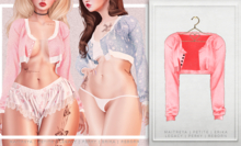 [Aleutia] Birdie Fuzzy Jacket -  Siesta Pink