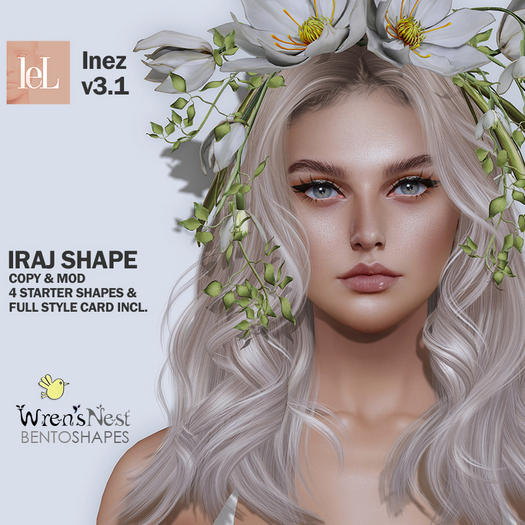 { wren's nest } Iraj shape for LeLutka Inez v3.1