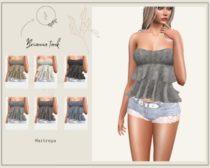 Second Life Marketplace - ILL Brianna tank nude phrases