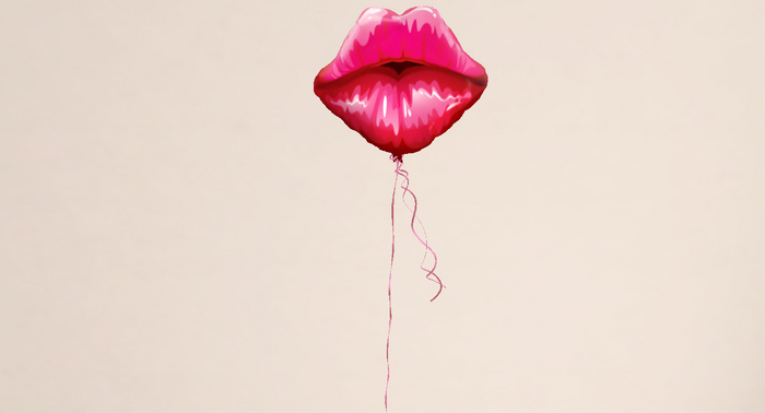 *NJoy* Lip foil balloon