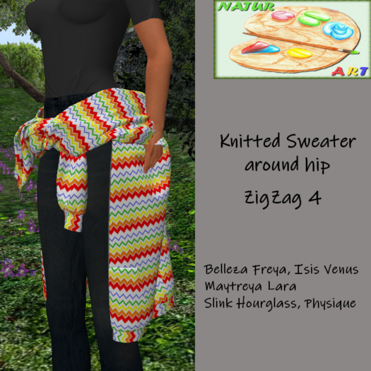 Knitted Sweater ZigZag 04