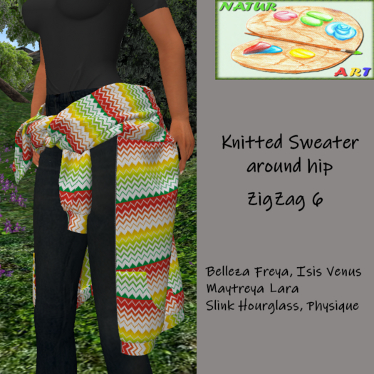 Knitted Sweater ZigZag 06