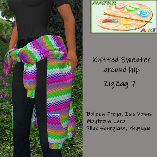 Knitted Sweater ZigZag 07