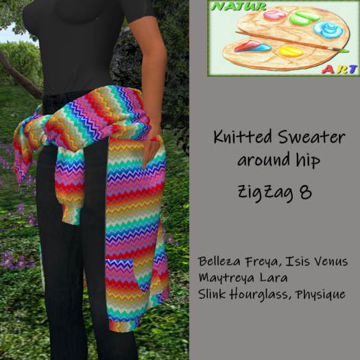 Knitted Sweater ZigZag 08