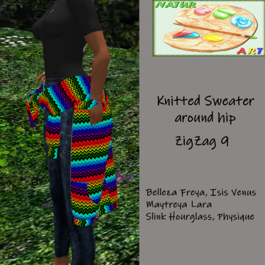 Knitted Sweater ZigZag 09