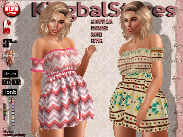 KS OUTFIT ALMA PANT&DRESS SUMMER FAT-PACK