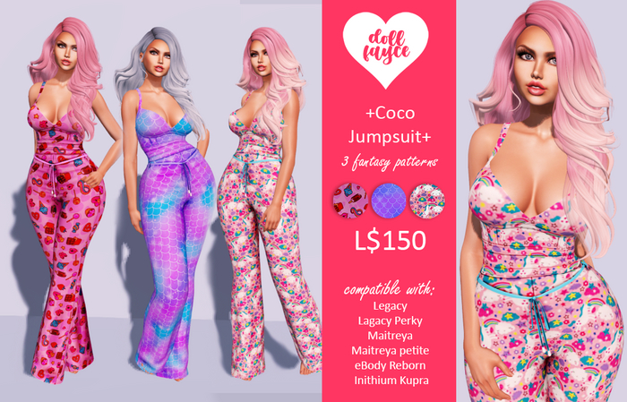 +DF+ Coco Jumpsuit (fantasy patterns)