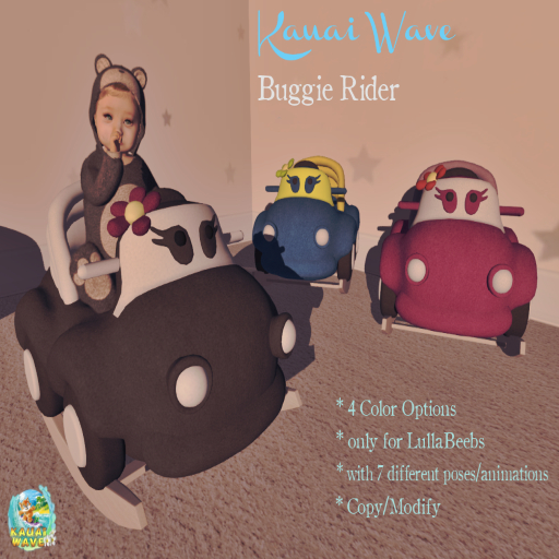 {KaWa} Buggie Rider blue - LullaBeebs