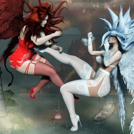 BB Fight Pose - F & F