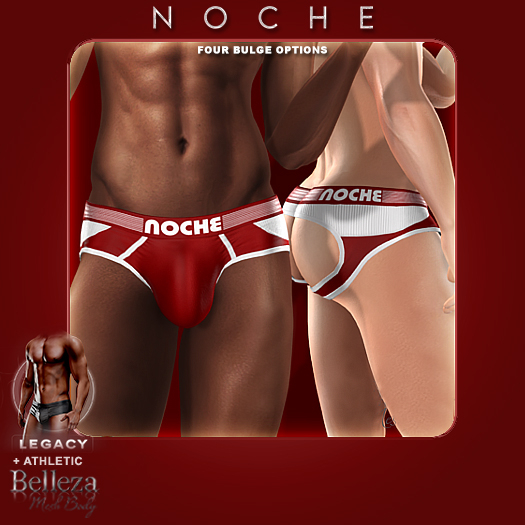 Noche. Taylor Jockstrap Red