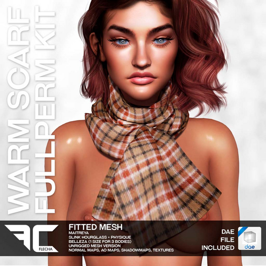FLECHA Warm Fitted Scarf Fullperm