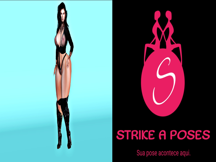 STRIKE A POSES -Set Model (Curvy)