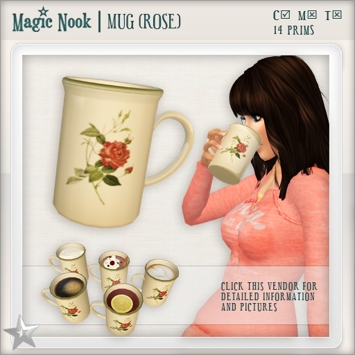 [MAGIC NOOK] Mug (Rose)