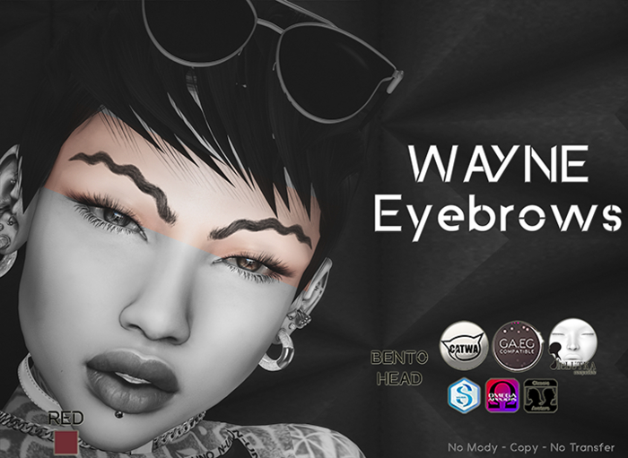 [Hipster Style] WAYNE Brows - RED
