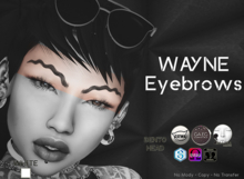 [Hipster Style] WAYNE Brows - WHITE