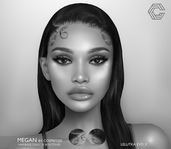 Cosmetize / Megan Hairbase / (Skin Tone 4) Demo