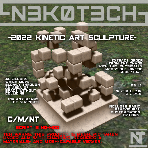 [-NT-] 2022 Kinetic Art [Boxed]