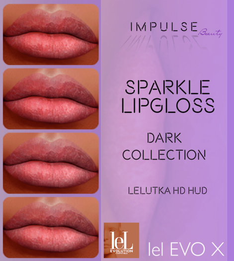 Impulse Beauty - Sparkle Lip Gloss - Dark