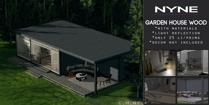 [NYNE] GARDEN HOUSE WOOD // MODIFY // MESH