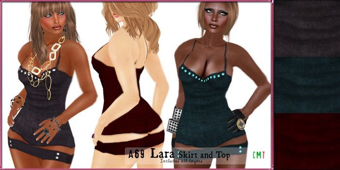 ]Area69[ Lara Skirt and Top FATPACK