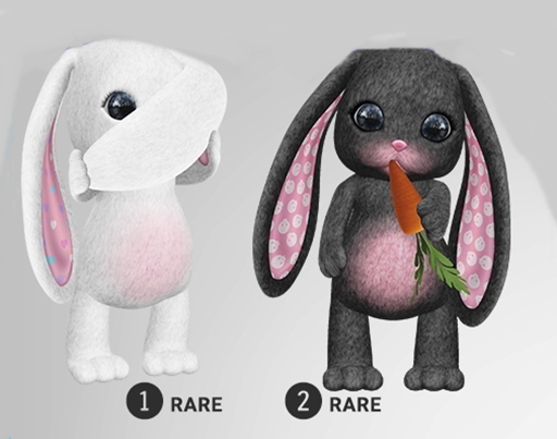 SEmotion Libellune Easter Bunny Animesh #2 RARE