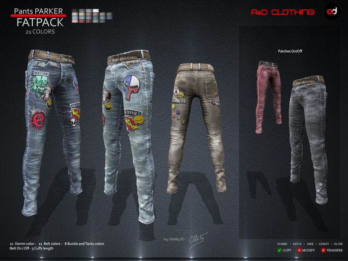 A&D Clothing - Pants -Parker-  FatPack