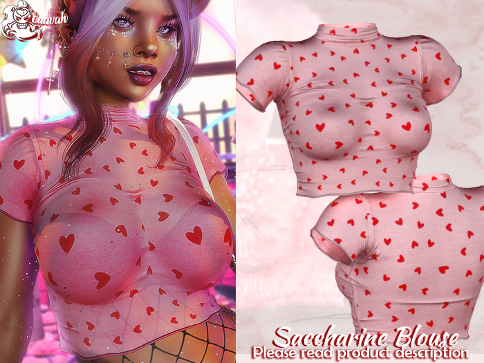 Eliavah ~ Saccharine Blouse [ROSEGOLD HEART]