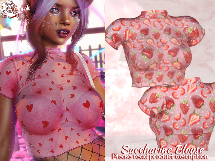 Eliavah ~ Saccharine Blouse [ROSEGOLD BERRY2]