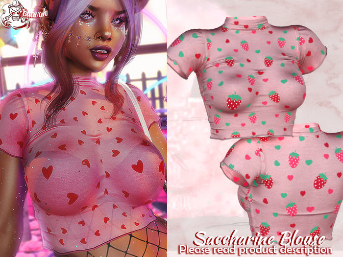 Eliavah ~ Saccharine Blouse [ROSEGOLD BERRY]