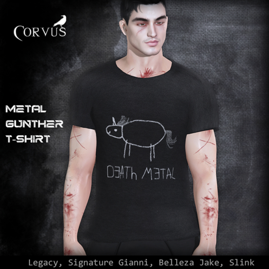 Corvus : Metal Gunther T-Shirt