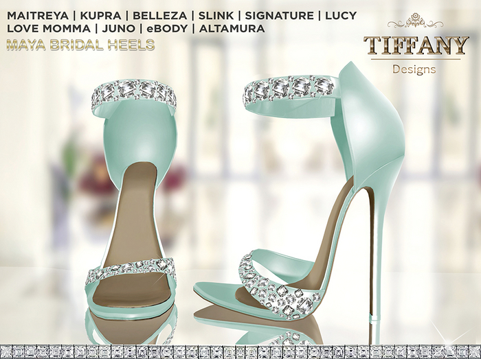 ::TD:: Maya Bridal Heels ~ Green + Lara X