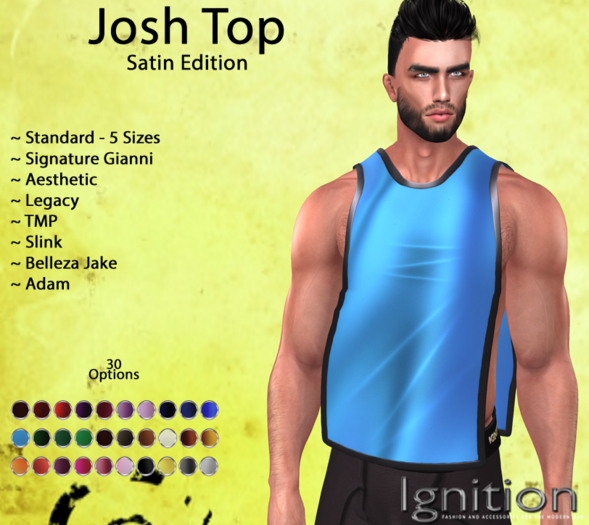 Ignition Josh Top Satin